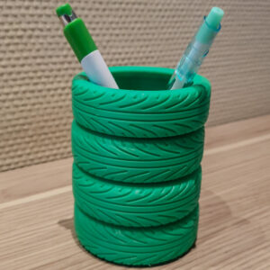 Pennenhouder banden 3D geprint